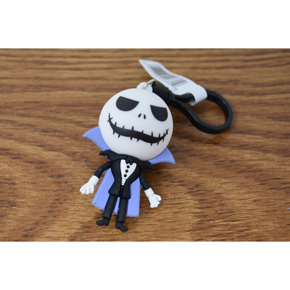 Disney Nightmare Before Christmas Jack Skellington Vampire Cape Keychain Backpac